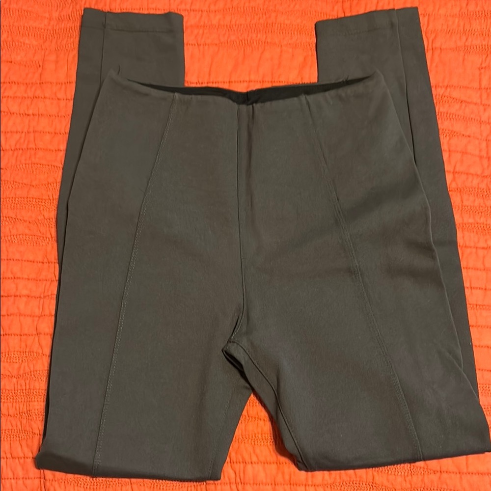 Liverpool Jeans Company Reece Dark Gray Dress Pull-on Pants